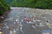 福建屏南：天然水上乐园 清凉度夏